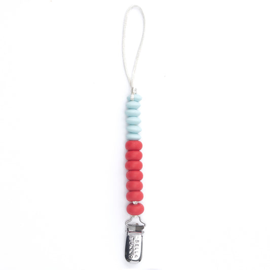 Cherry Duo Pacifier Clip