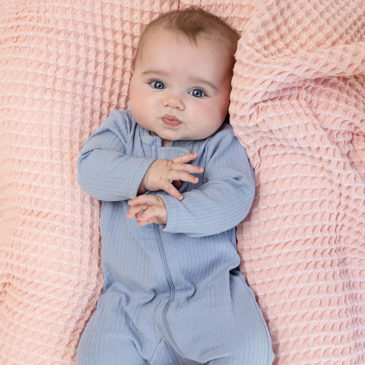 Bella Tunno Waffle Baby Blanket