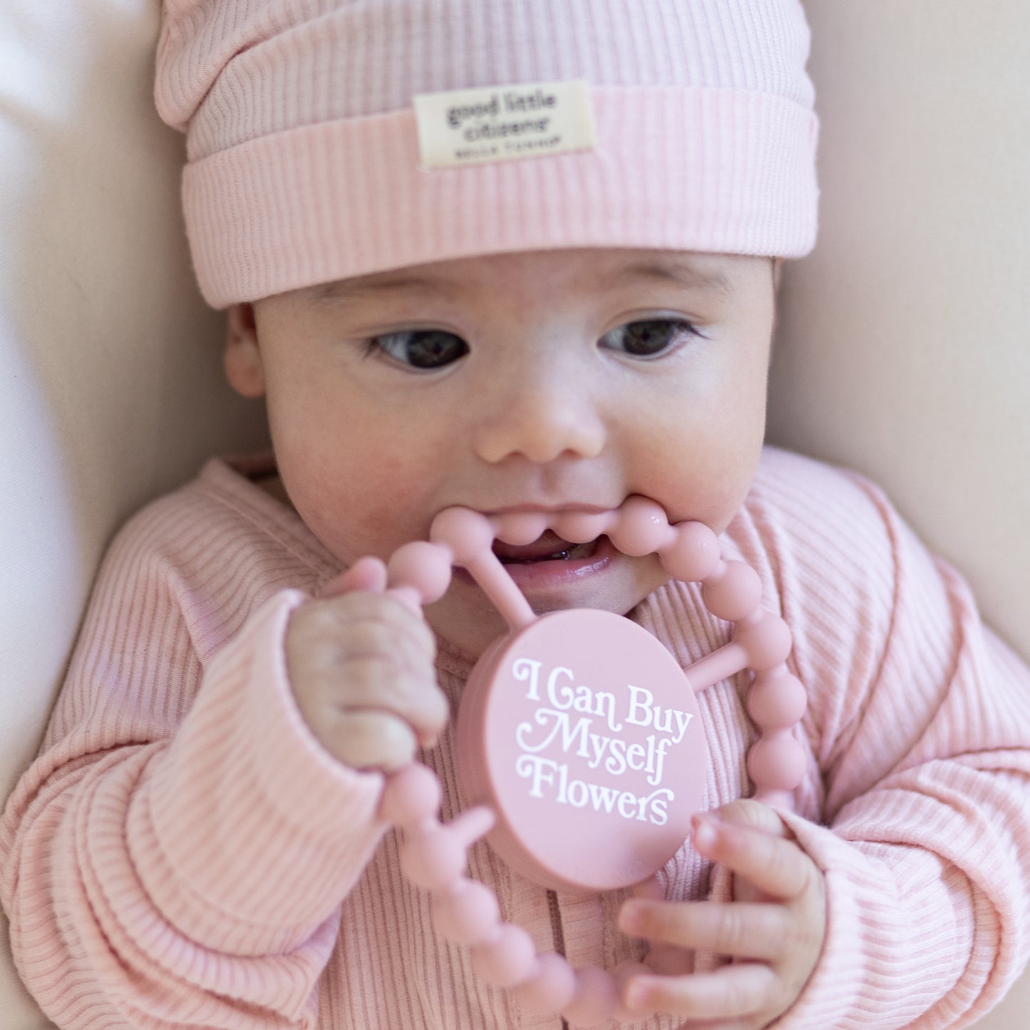 I Can Buy Myself Flowers Happy Teether