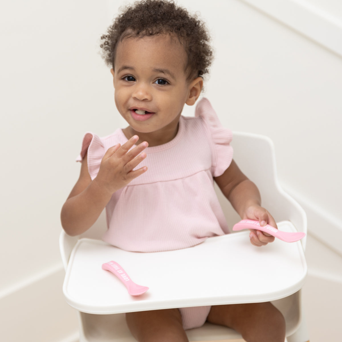 First Bite Hello Food Spoon Set – Bella Tunno