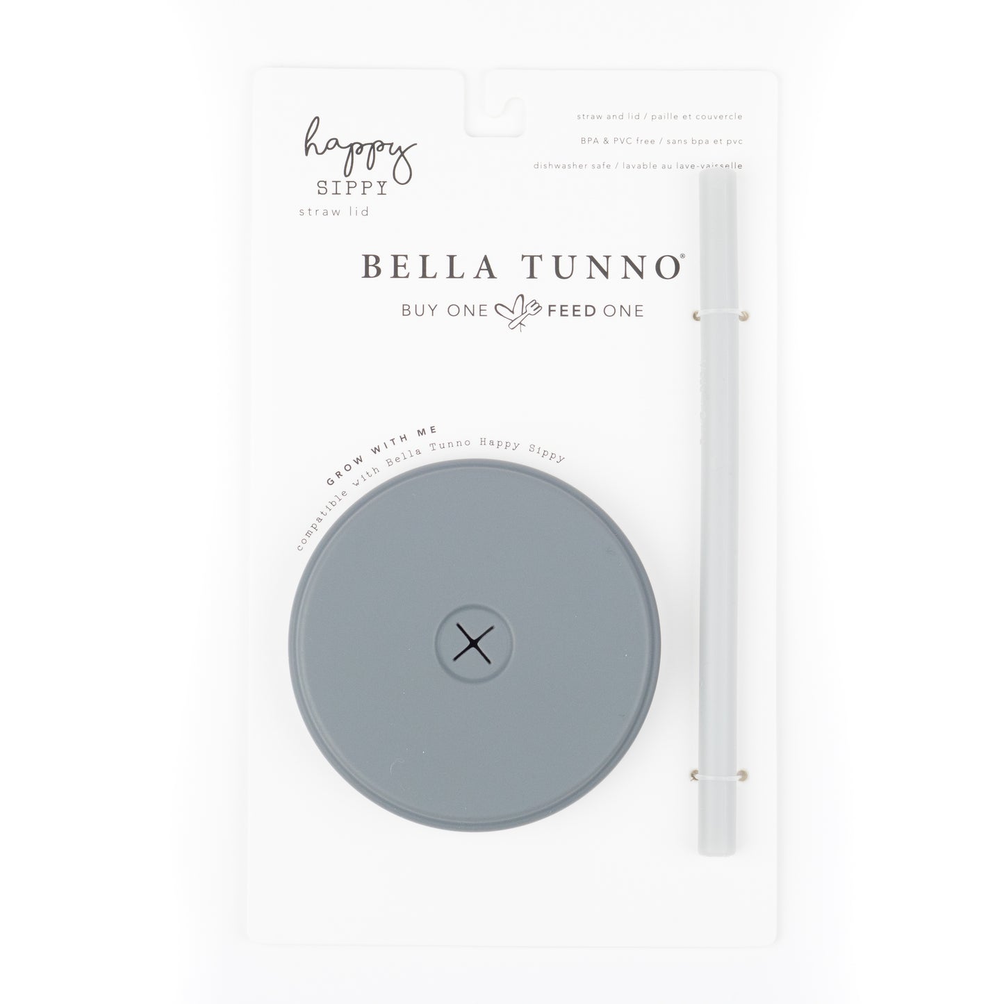 Shadow Grey Straw Lid Addition