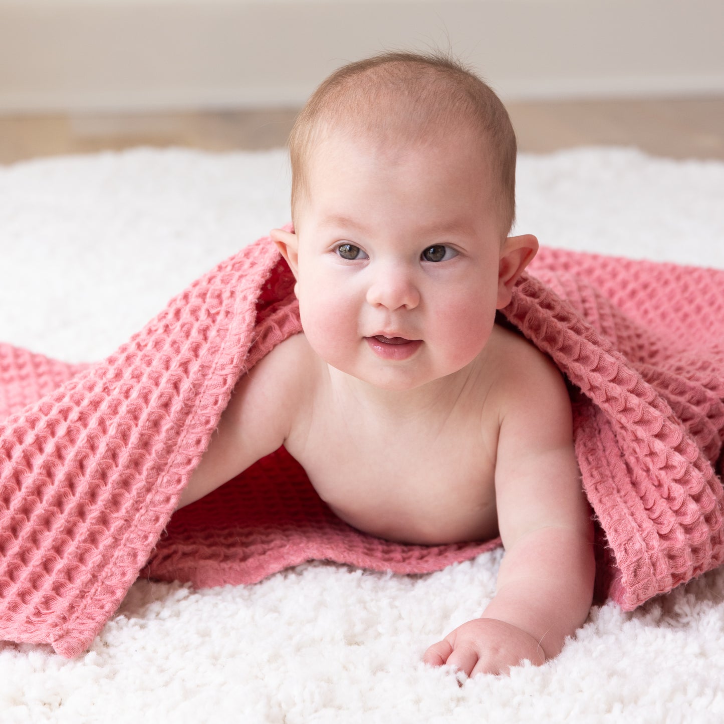 Waffle Baby Blanket Watermelon