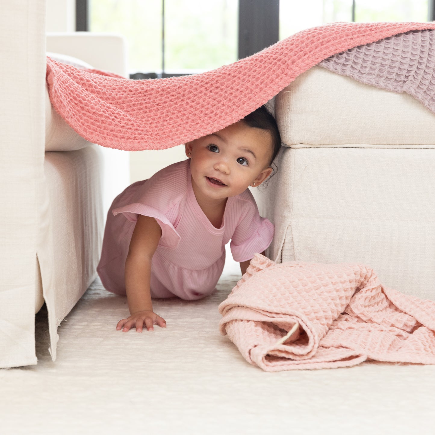 Waffle Baby Blanket Watermelon