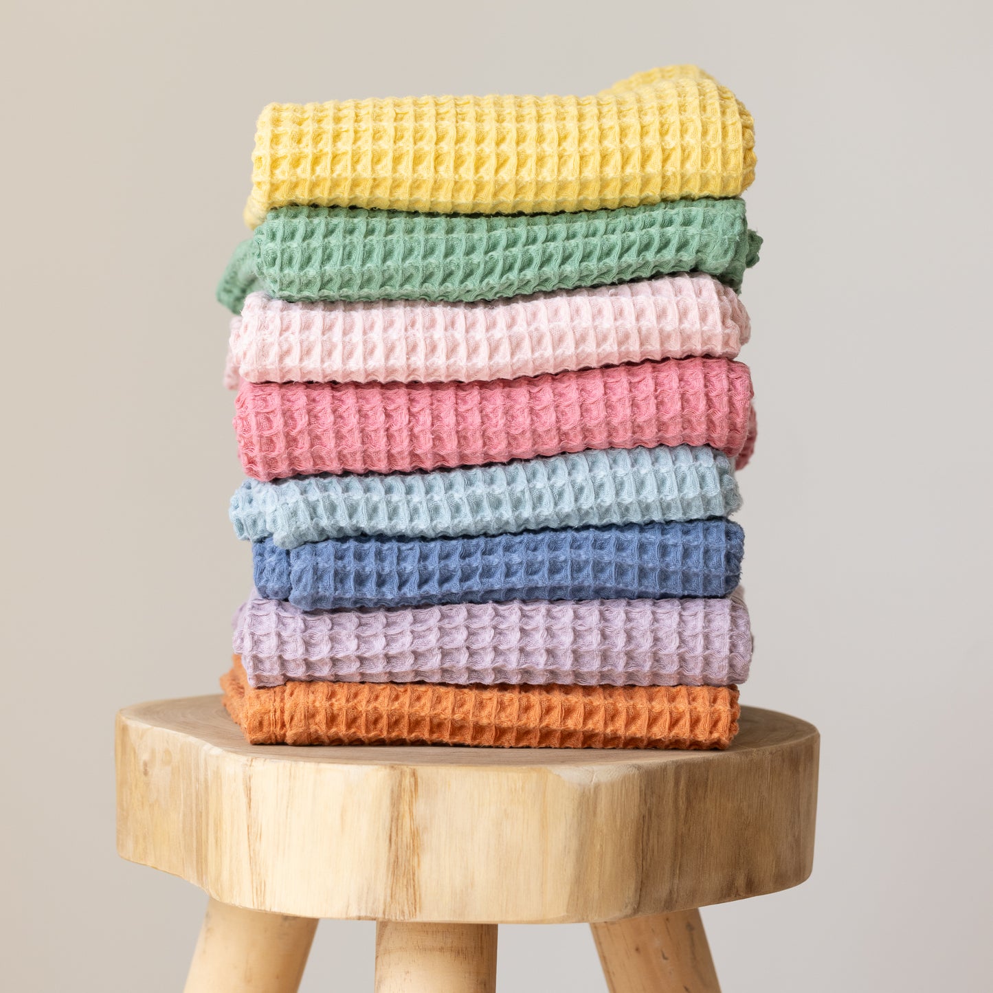 Waffle Baby Blanket Blush