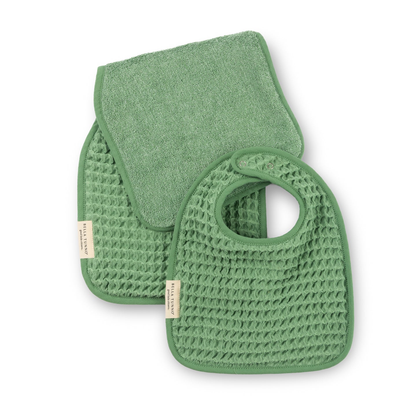 Reversible Bib + Burp Set Sea Foam