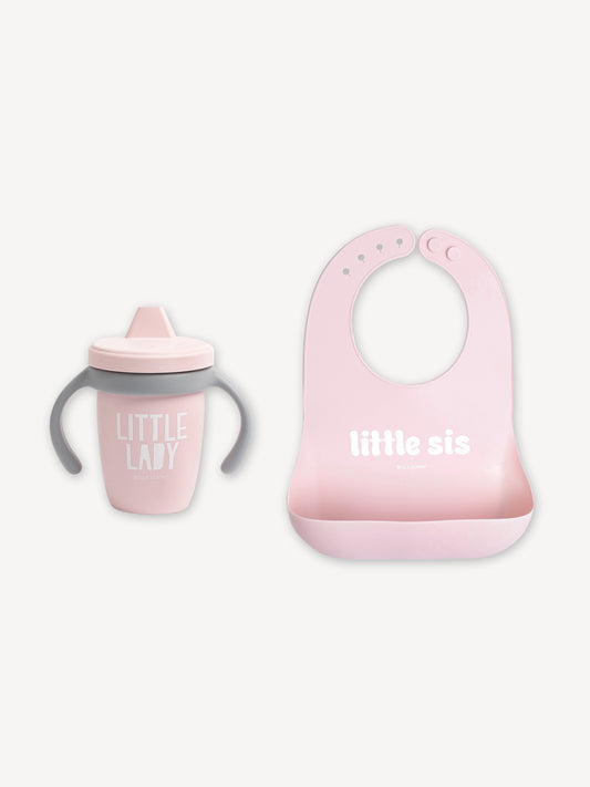 Girl Sip and Bib