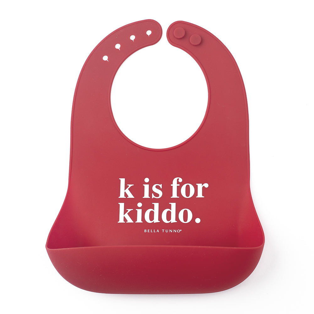 Red store baby bib