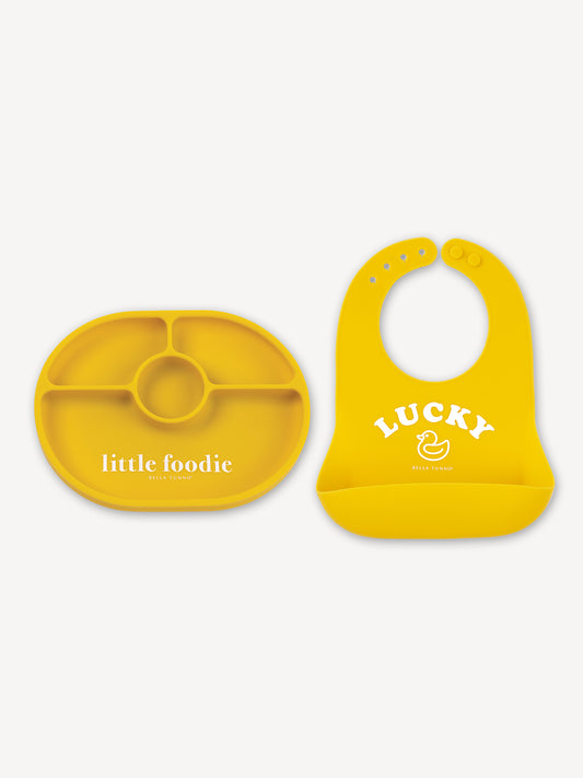 Neutral Plate and Bib