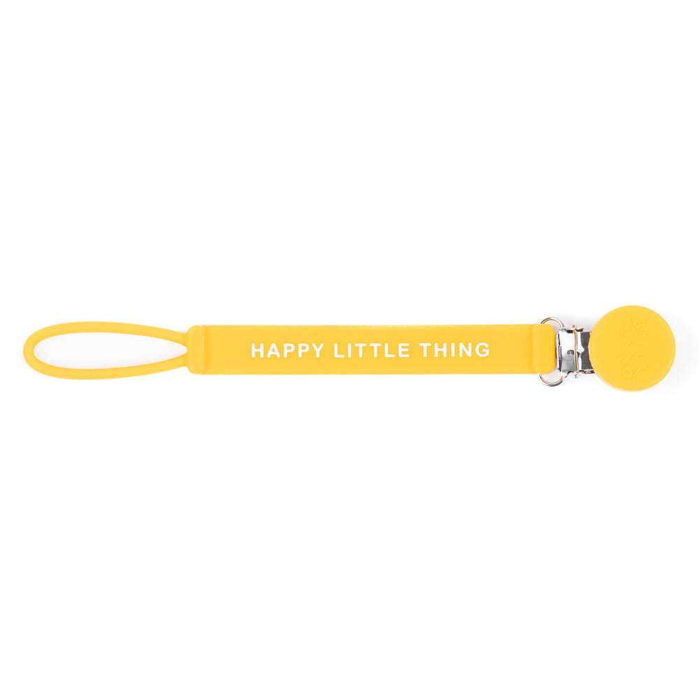 Happy Little Thing Pacifier Clip
